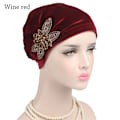Pikkukuva 1 / 10: Turbaani Hattu Soft Bonnet WINE RED wine red