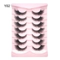 Miniatyrbilde 1 av 10: Fox Eye lashes Cat Eye lashes Y02 Y02 Y02
