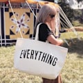 Pikkukuva 4 / 10: Big Tote Laukut Canvas Käsilaukut MUSTA black
