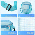Miniatyrbillede 5 af 10: Mesh Strandtaske Legetøj Organizer Net LILLA purple