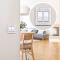 Miniatyrbild 3 av 10: US Standard Switch Panel Sticker Rhinestones Socket Frame 06 06 06