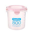 Miniatyrbillede 1 af 10: 2 Stk Fødevarekonservering Beholder Korn Korn Krukke PINK 800ML Pink 800ML