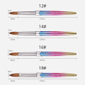 Miniatyrbillede 3 af 10: Nail Brush Nail Art Brush 6 6 6