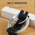 Miniatyrbild 6 av 10: 4ST Sladdvindare Organizer Spoleupprullare VIT White