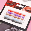 Miniatyrbilde 3 av 10: Fargede vipper Fluffy Mink Lashes Vipper med farge