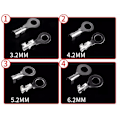 Miniatyrbilde 2 av 9: 20stk End Lug Terminal O Ring Bar 4,2MM 4.2mm