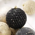 Miniatyrbilde 7 av 9: Juleballsett Juletrekuler CHAMPAGNE champagne
