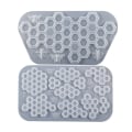 Miniatyrbillede 4 af 10: Honeycomb Forme Nøglekæde Form 1 1 1