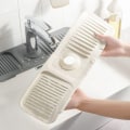 Miniatyrbilde 10 av 10: Kran sprutepute Kranhåndtak Dryppfangerbrett BEIGE L Beige L