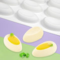 Miniatyrbillede 5 af 5: 3D Riflet Æg Silikone Kageform Mousse Forme