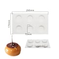 Pikkukuva 3 / 10: 3D puolipallon silikoni mold 6 CAVITY 6 CAVITY 6 Cavity