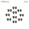 Pikkukuva 1 / 10: Vaatenapit Rusettinapit MUSTA 15MM10KPL 10KPL black 15MM10pcs-10pcs