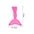 Miniatyrbillede 3 af 4: Silikone Mermaid Tail Forms Mermaid Tail Forms til chokolade