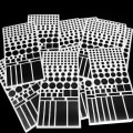 Miniatyrbild 10 av 10: 4PCS Auto Stickers Blackout Stickers 4PCSA(FULL SKUGNING) A(FULL 4PCSA(full shading)