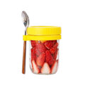 Pikkukuva 1 / 10: Maito Aamiainen Lasi Graduated Jar KELTAINEN 350ML 350ML yellow 350ml-350ml