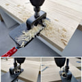 Miniatyrbillede 9 af 9: Hulboring Guide Locator Hængsel Boring Jig Hulåbner