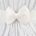 Pikkukuva 3 / 10: Leveä joustava vyö Bowknot Chiffon vyötärönauha MUSTA black