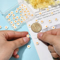 Miniatyrbilde 2 av 5: Naturlig ferskvann Shell Beads Flower Spacer Beads Flower Shape