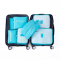 Miniatyrbillede 1 af 10: Rejseopbevaringsposer 7 stk Sæt LYSEBLÅT 7 STK 7 STK Light Blue 7 Pcs-7 Pcs