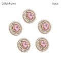Pikkukuva 1 / 10: 5 kpl Pearl Vaatteet Napit Paidan Napit PINK 25MM5KPL 5 KPL pink 25MM5pcs-5pcs