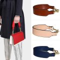 Miniatyrbillede 9 af 10: Læder håndtaske strop Firkantet clutch taske håndtag APRIKOS Apricot