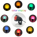 Miniatyrbillede 9 af 10: Solnedgangsprojektionslamper Gulvlampe MULTICOLOR USB USB multicolor USB-USB