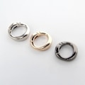 Miniatyrbillede 4 af 10: 5 stk Spring O-Ring Spænder Karabinhagepunge Håndtasker SORT 26MM Black 26mm