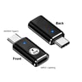 Pikkukuva 1 / 8: USB Type C - Lighting Converter -puhelinsovitin MUSTA Black