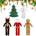 Pikkukuva 7 / 9: Tonttu-asusteet Set Jouluinen tonttunukkeasu Gingerbread man