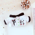 Miniatyrbild 1 av 10: Dockkläder Panda Clothes Coat 2 2 2