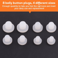 Miniatyrbilde 8 av 11: 5 stk/sett Navleplugger for etter fettsuging for mageplastikk