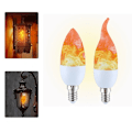 Miniatyrbilde 4 av 7: LED flamme lyspærer Stearinlys Brann lyspære E14B B E14B