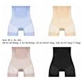 Miniatyrbillede 2 af 10: Ultratynde kølebukser Mavekontrol Shapewear SORT M Black M