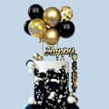 Pikkukuva 8 / 10: Balloon Cake Topper Syntymäpäivälapset 3 3 3