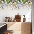 Miniatyrbillede 3 af 5: Cycle Wall Stickers Plant Blomst Hjem Tapet