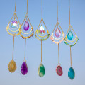 Miniatyrbilde 5 av 7: Crystal Prism Sun Catchers BLÅ blue