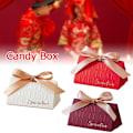 Miniatyrbillede 9 af 10: 10 stk Candy Box Håndtaske Box WINE RED L Wine Red L