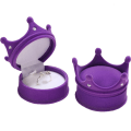 Miniatyrbilde 2 av 10: Krone Ring Smykkeskrin Smykker Organizer Oppbevaring ROSA Pink