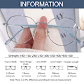 Miniatyrbild 2 av 10: Anti-Blue Light Glasögon Myopia Glasögon BLUE STRENGTH 100 Blue Strength 100
