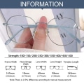 Miniatyrbillede 2 af 10: Anti-Blue Light Briller Myopia Briller BLACK STRENGTH 300 Black Strength 300