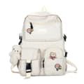 Rejsetaske Dame Skoletaske HVID white