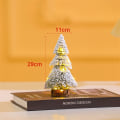 Pikkukuva 2 / 10: Tower Shaped Tree Lighthouse Flocked Cedar Tree 25cm 25cm
