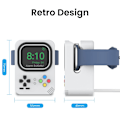 Miniatyrbilde 2 av 10: Lader Dock Klokkeholder BLÅ blue