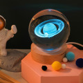 Miniatyrbild 10 av 10: Crystal Ball Lights Planet 3D -pallolamppu 4 4