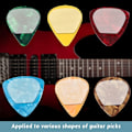 Miniatyrbild 6 av 8: 16 Styck/ Set Gitarr Pick Grips Silikon Guitar Pick Gitarr Pick 16Pcs/Set