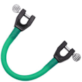 Miniatyrbillede 10 af 10: Ski Tip Connector Vinterski SORT Black
