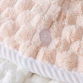 Miniatyrbilde 8 av 10: Tørt hår Cap Håndklær Dusjhette LYS GRÅ ENKELLAGS ENKEL Light Grey Single Layer-Single Layer