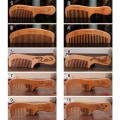 Miniatyrbilde 2 av 10: 2 stk Peach Wood Comb Fine Tooth Comb 9 9 9