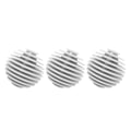 Pikkukuva 1 / 10: 3 kpl Silicone Magic Laundry Balls Vaatteet Hiustenpuhdistustyökalu White
