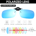 Miniatyrbillede 7 af 10: Clip-on solbriller Polariseret MIRRORED WHITE MIRRORED WHITE Mirrored White